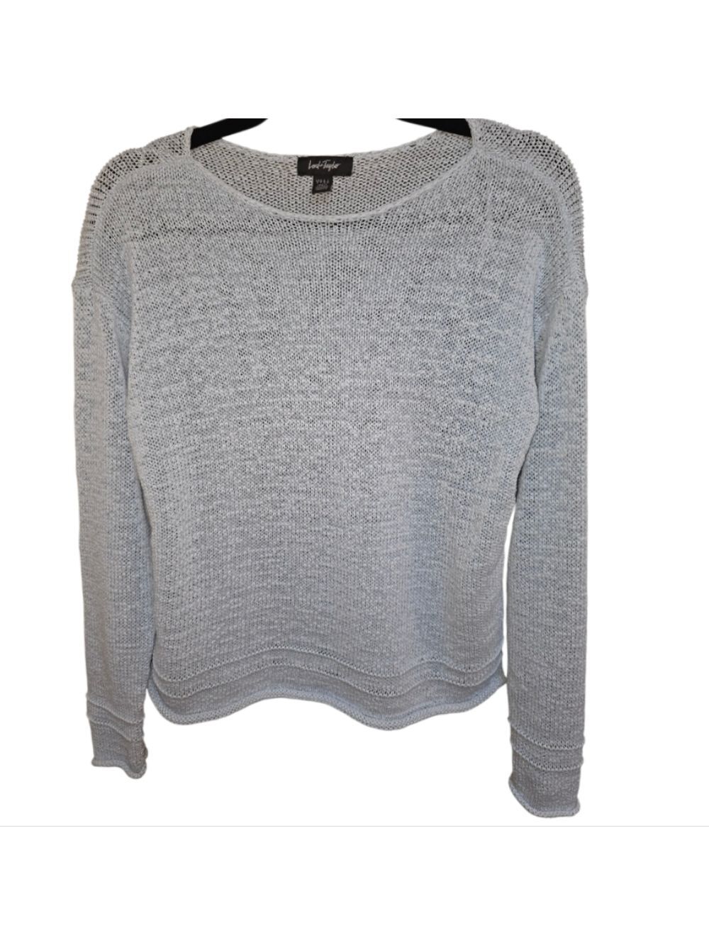 Lord & Taylor Light Knit Crew Neck Sweater